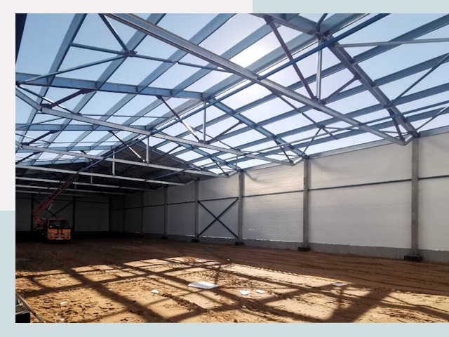 Строительство сенохранилищ в Крымске