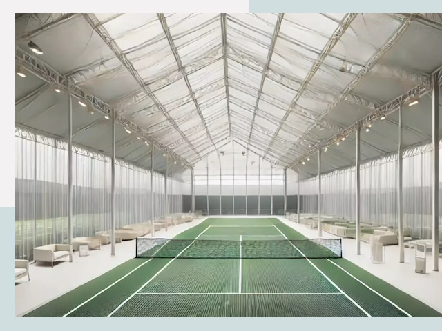 Строительство теннисных кортов в Крымске