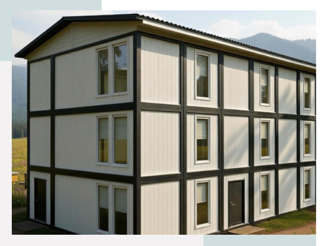 Модульные общежития в Крымске