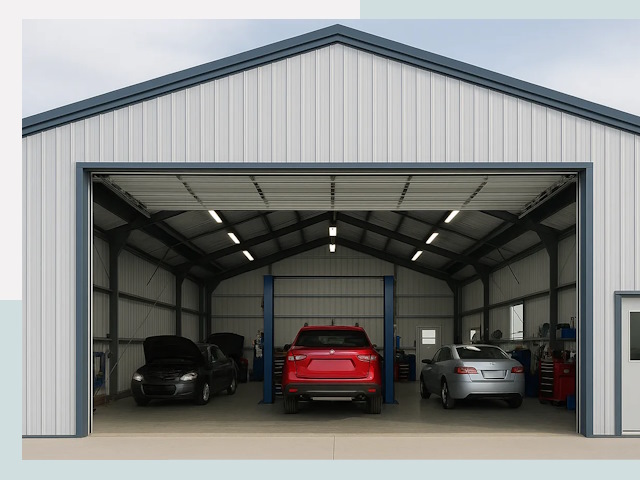 Ангары из сэндвич панелей от 622 руб. в Крымск