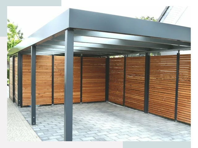 Навесы для парковки в Крымске