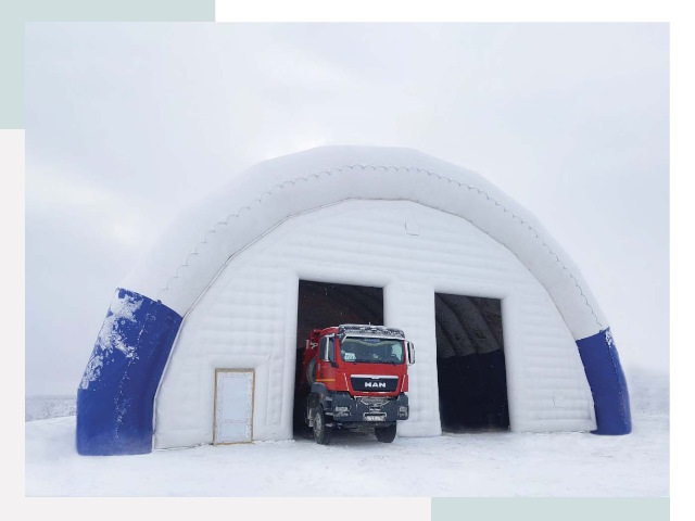 Мобильные ангары в Крымске