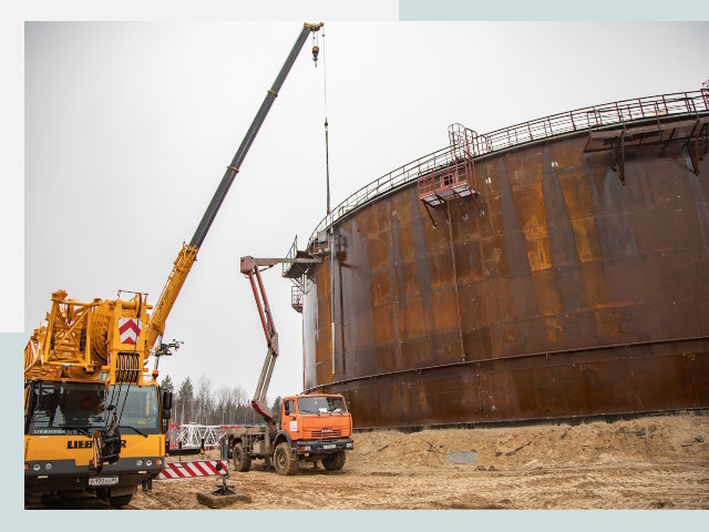 Монтаж резервуаров в Крымске от 622 руб. за м³