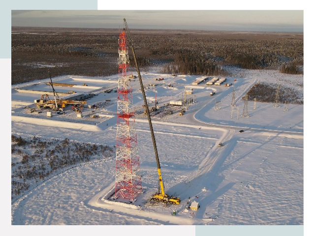 Мачты связи в Крымске