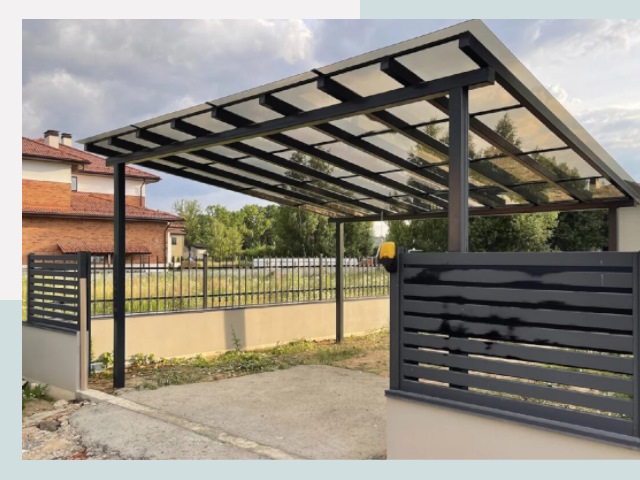 Металлические навесы в Крымск от 622 руб. за м²