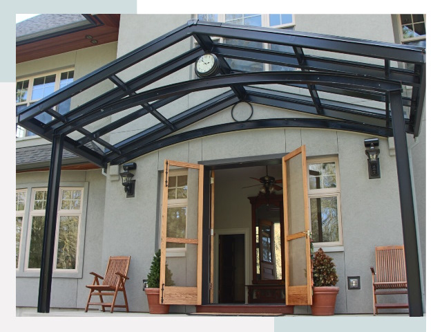 Козырьки металлические в Крымске