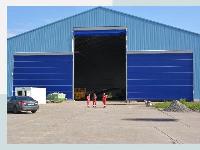 Ангарные ворота в Крымск от СтальСтрой-Крм по цене 622 руб.