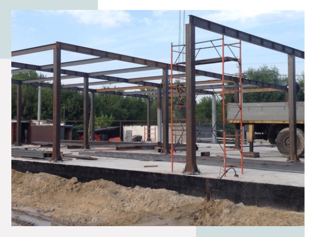 Фундамент для ангаров в Крымске