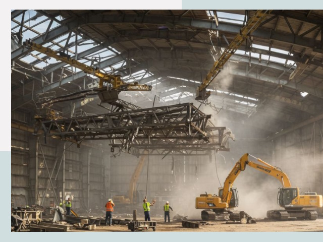 Демонтаж ангаров в Крымске от 622 руб. за м²