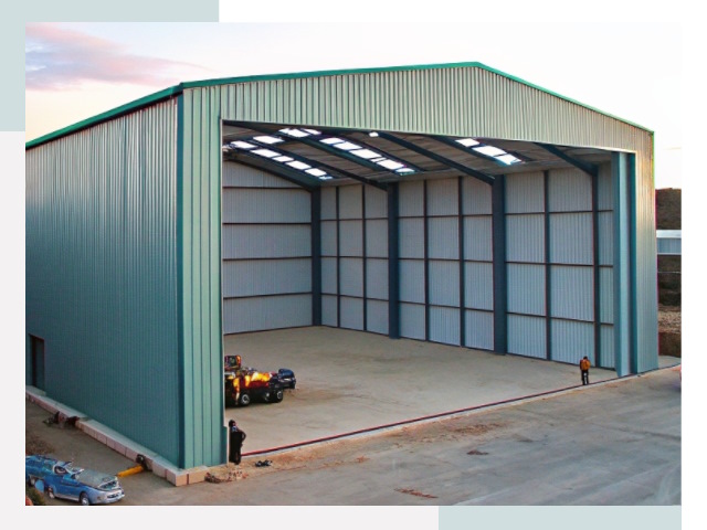 Строительство ангаров в Крымске