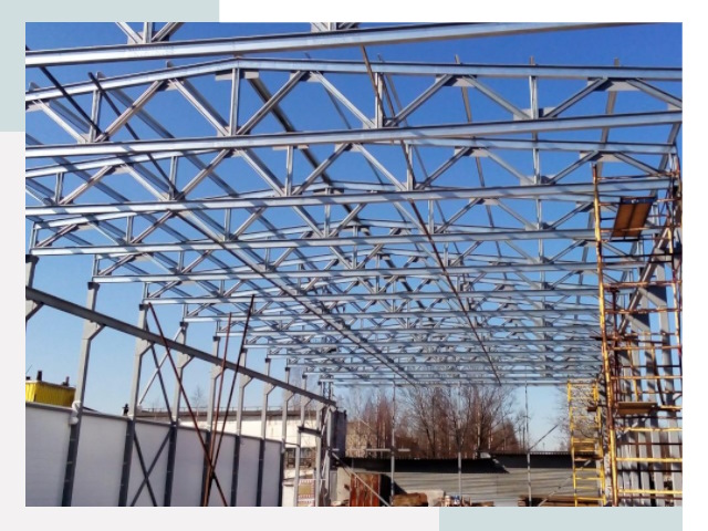 Металлокаркасы для складов в Крымске