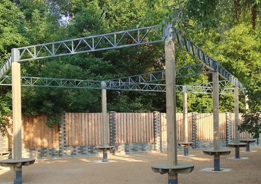 Терраса из металлоконструкций под ключ, проектирование, изготовление и монтаж от СтальСтрой-Крм